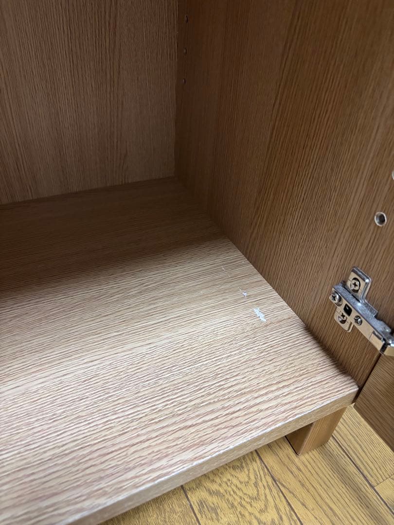 廃盤品　無印良品　オーク材キャビネット