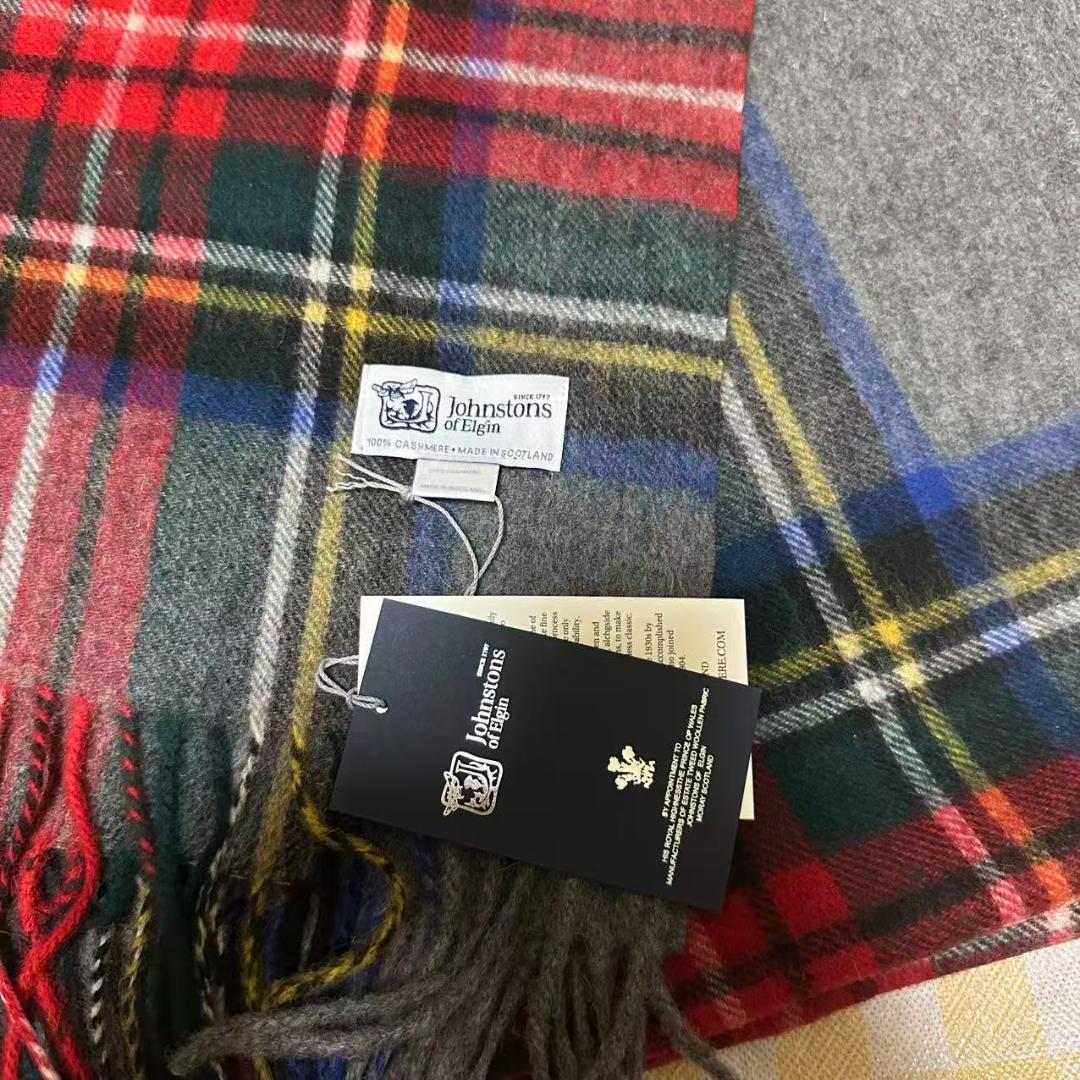 い*ま様 ジョンストンズ カシミア 大判ストール マフラー グレースチュワート