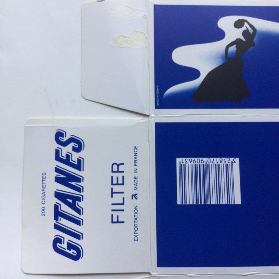 ジタン　空箱　カートンボックス空箱　ノベルティグッズ