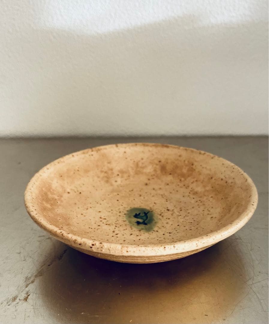 杉本立夫　鹿紋小皿　京都大吉