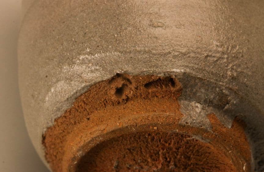 西岡小十 唐津焼 湯呑 絵唐津湯呑茶碗 共箱 共布 栞 本物保証