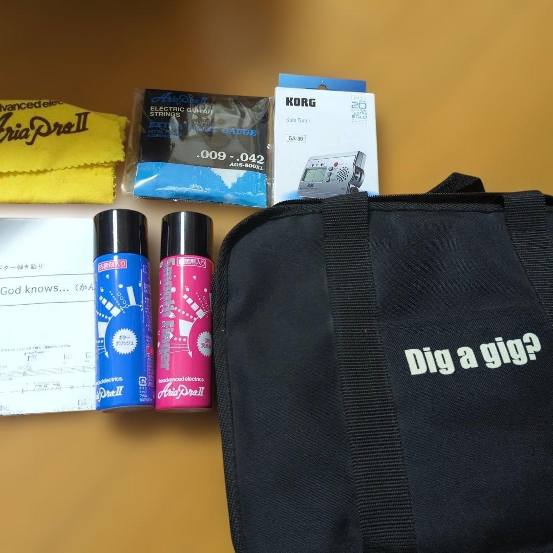 レッド テレキャスタータイプ エレキギター セット