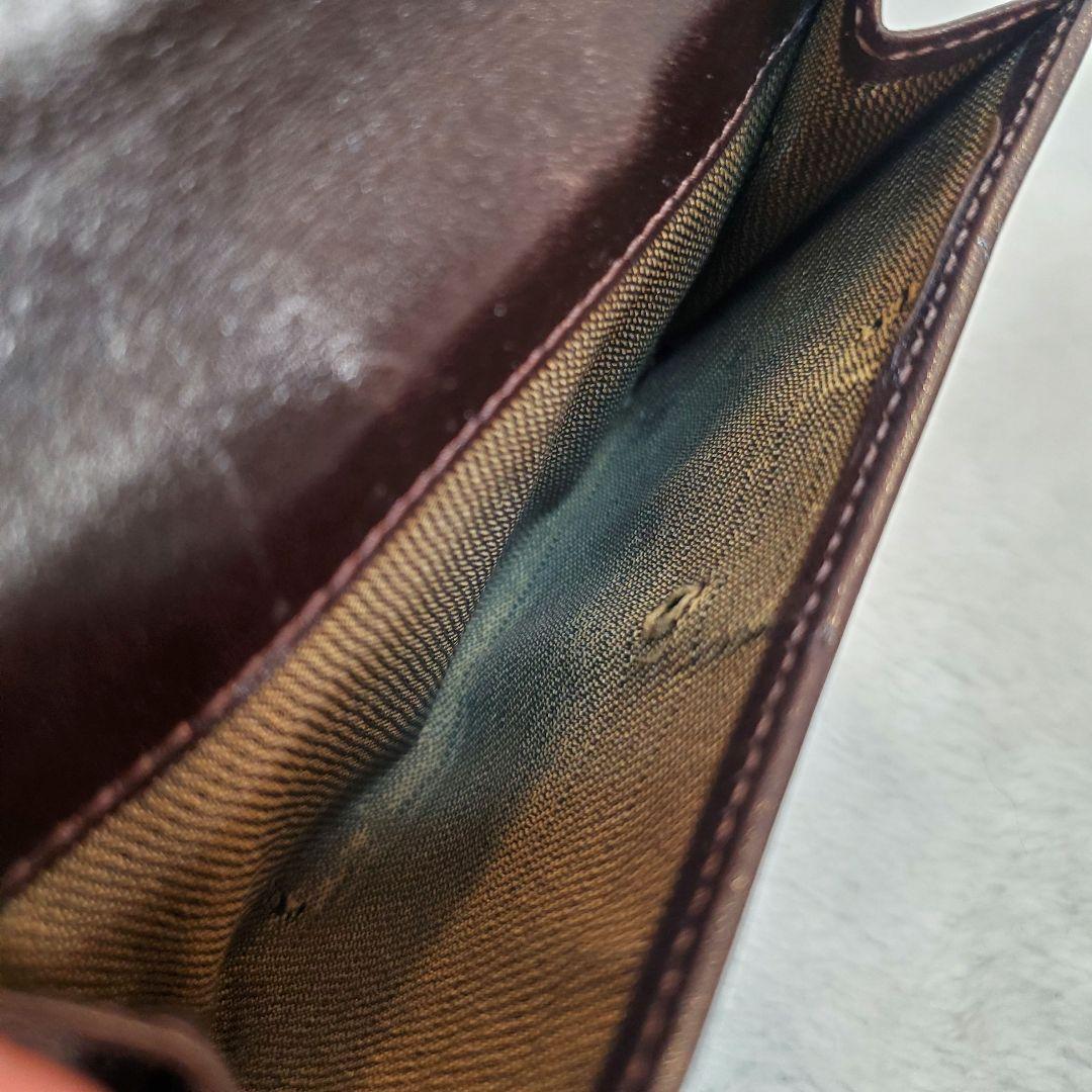 FENDI　フェンディ　二つ折り財布　財布　ズッカ柄　カーキ　ブラック