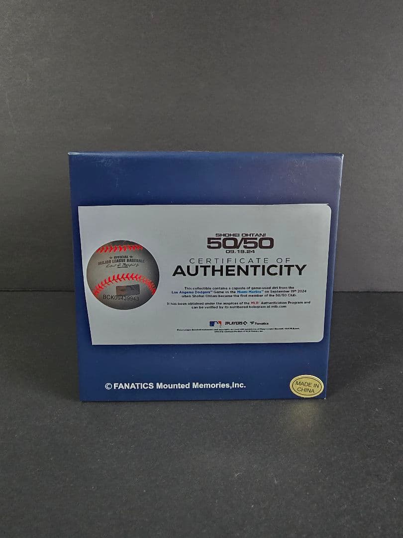 大谷翔平 50/50 公式 クリスタルボール ドジャース おまけ