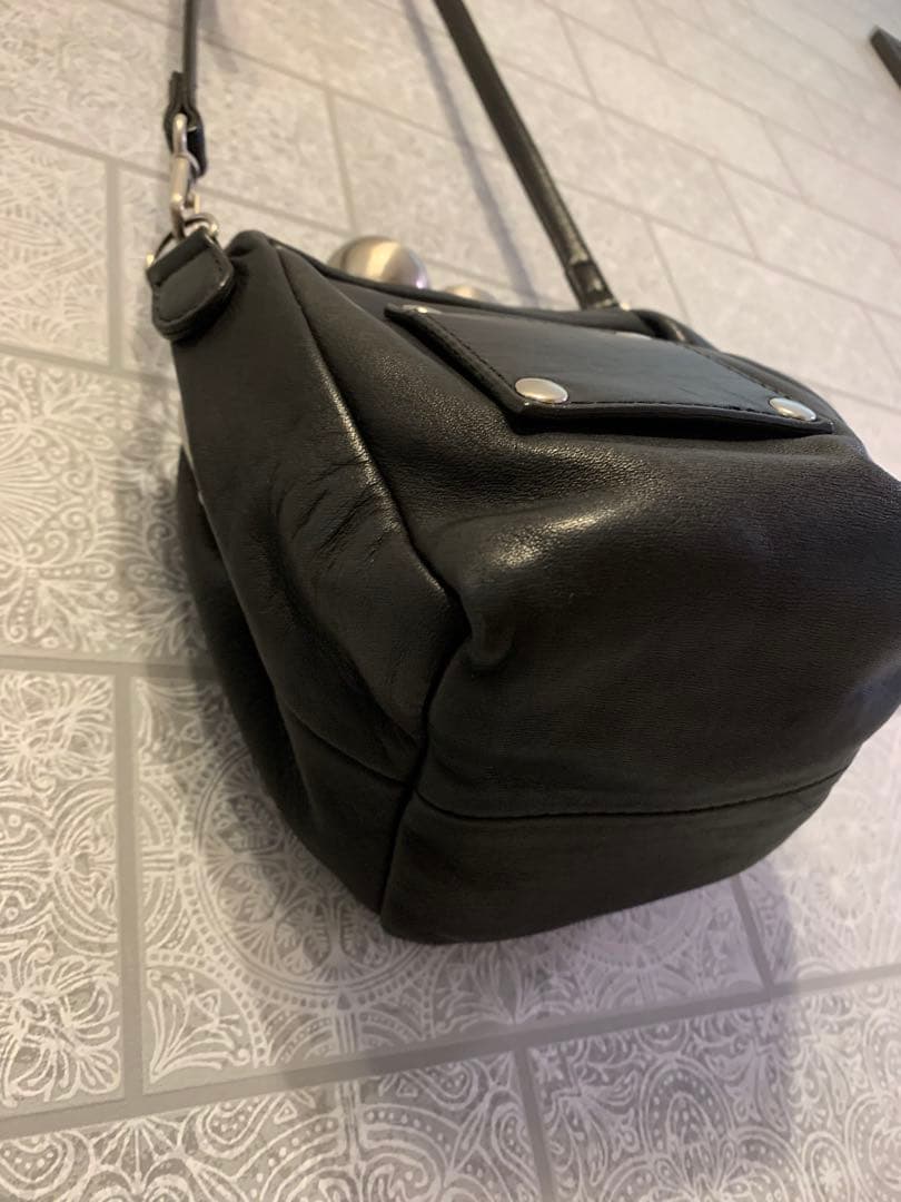 Kawa Kawaカワカワ がま口ミニショルダーバッグ ポシェット 黒