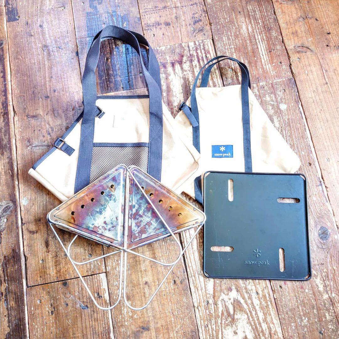  peak 焚火台S ベースプレート コンプリート収納ケース セット