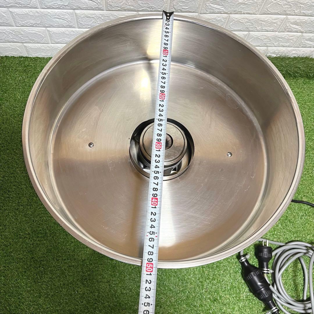 美品 わたあめ機 ステンレス製 200V 動作確認済 簡易清掃済 綿菓子棒付き