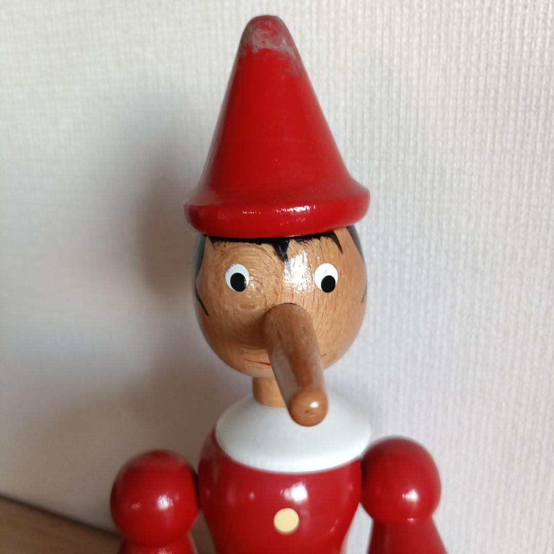 木製　ピノキオ　人形　イタリア製