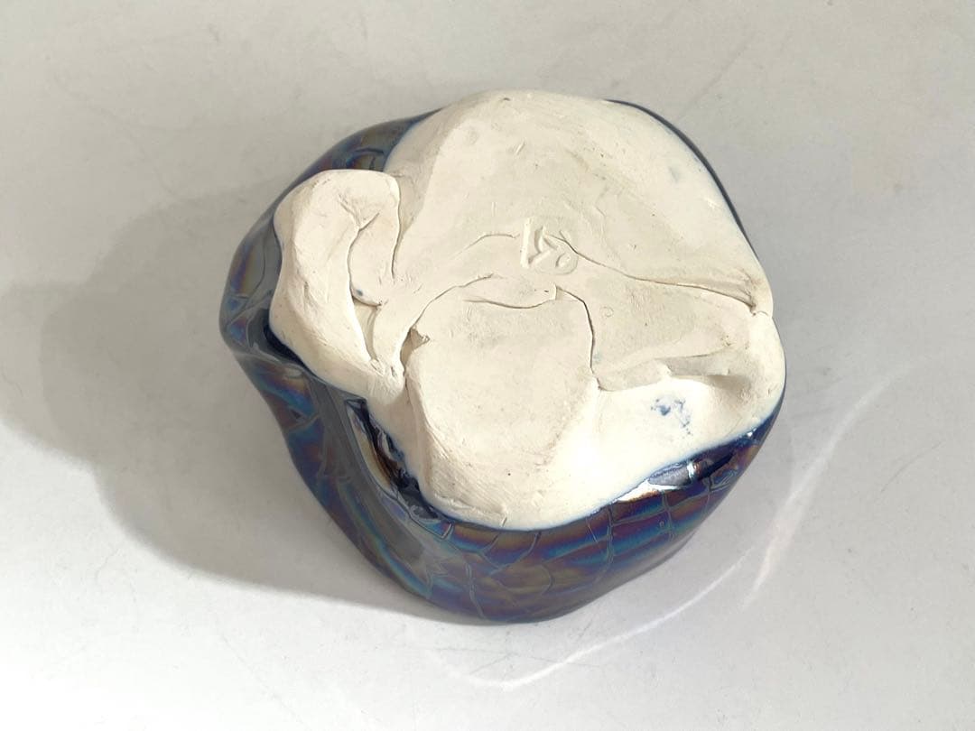 陶芸家　美術家　伊藤公象　酒器　酒杯　器　pearl blue 箱なし