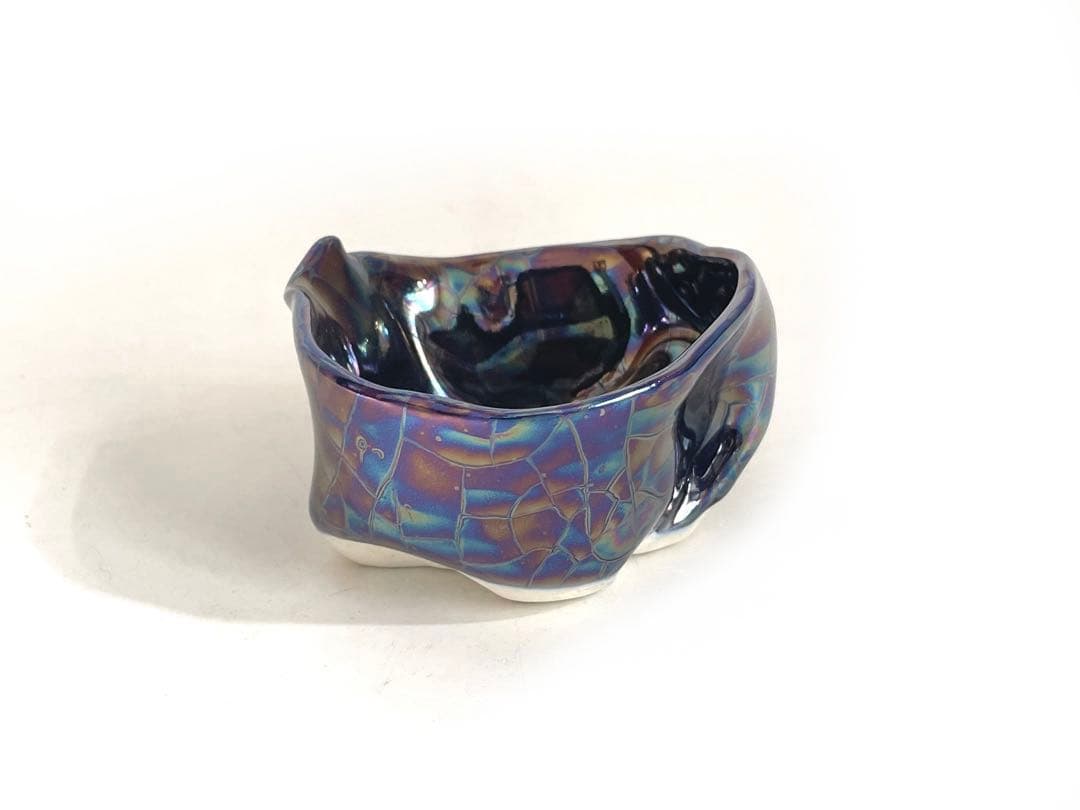 陶芸家　美術家　伊藤公象　酒器　酒杯　器　pearl blue 箱なし