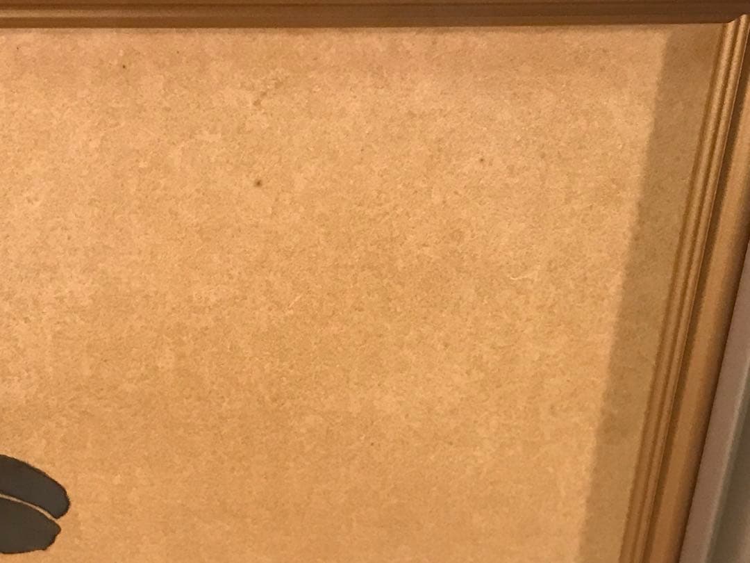 堀川えい子　「花椿」　日本画Ｆ８号　直筆サイン・共シール有り