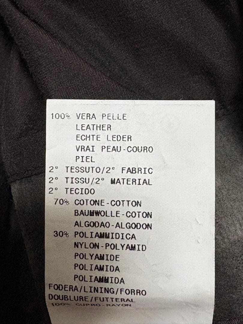 【希少】EMPORIO ARMANI シングルライダースジャケット