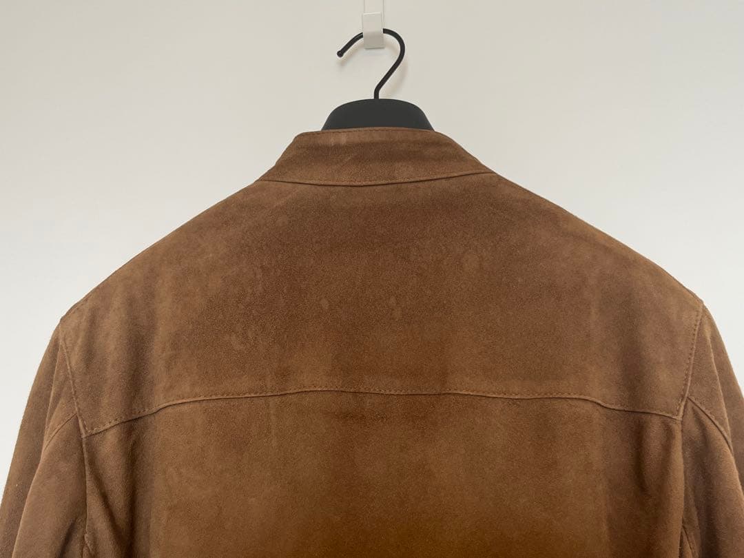 美品 CINQUANTA チンクアンタ スエード スウェード シングルライダース