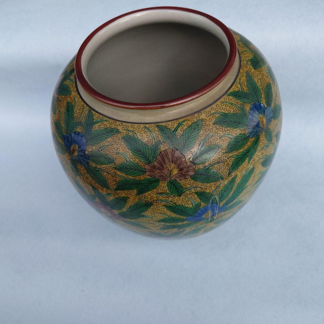 九谷　壺　角福　花瓶　花生　華道　骨董　古美術　幕末　明治