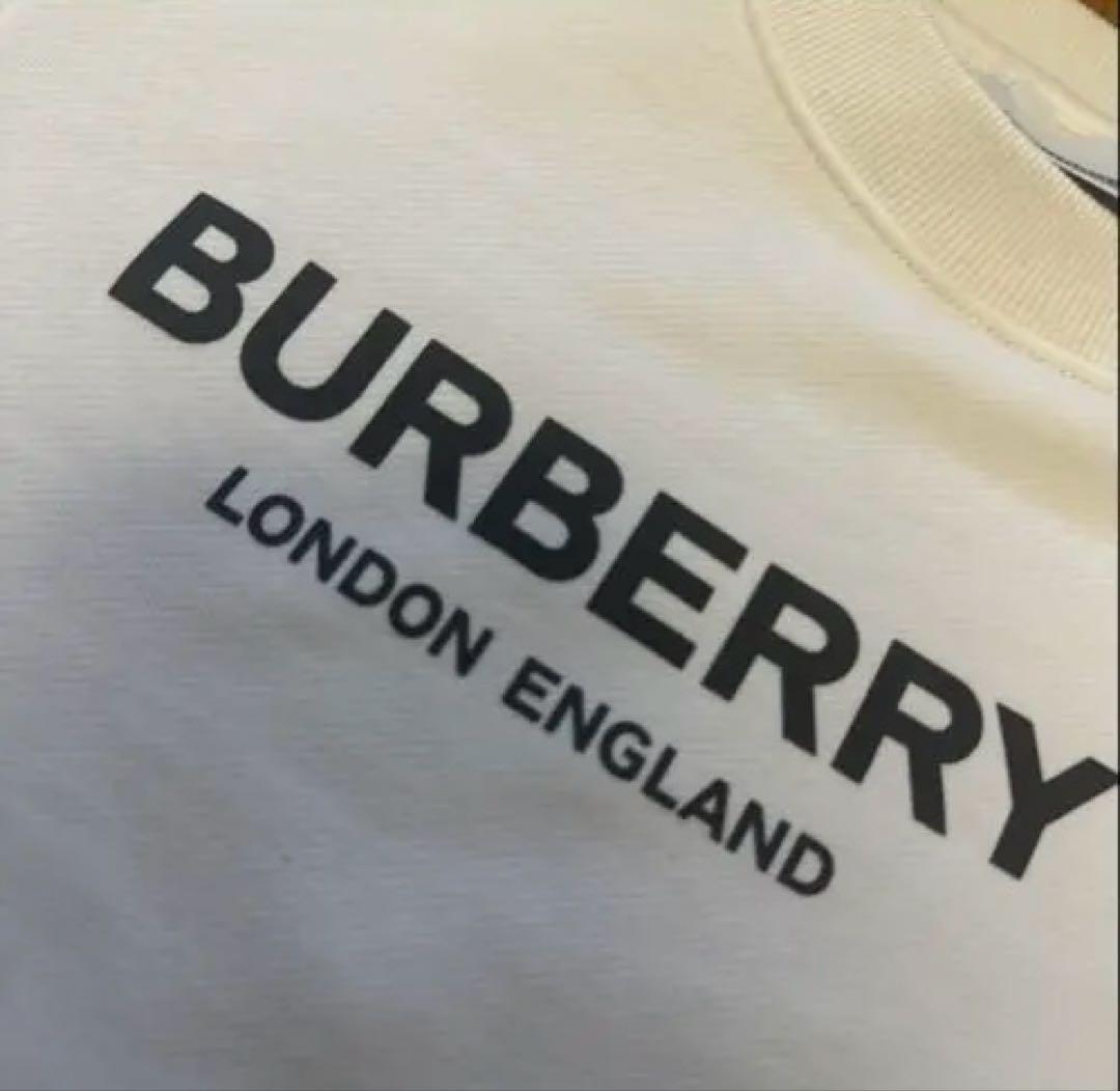 BURBERRY ホワイト トレーナー　キッズ　ベア