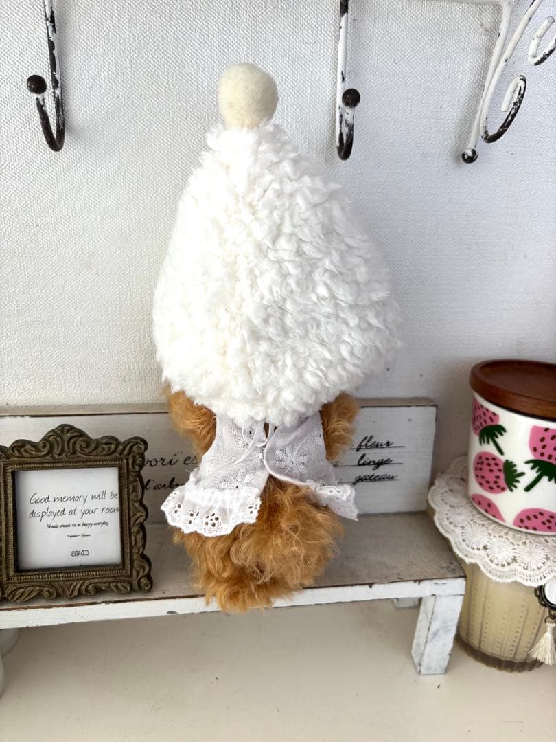 テディプードル　テディわんこ　ぬいぐるみ　プードル　ハンドメイド