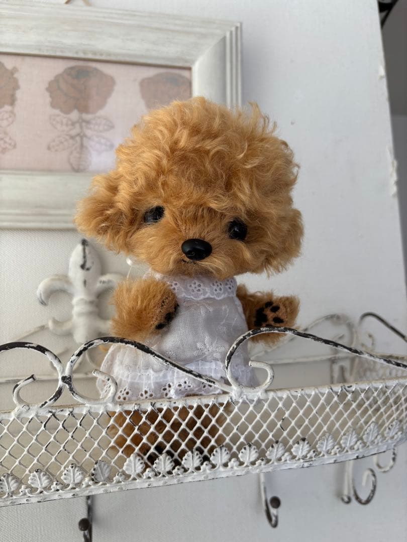 テディプードル　テディわんこ　ぬいぐるみ　プードル　ハンドメイド