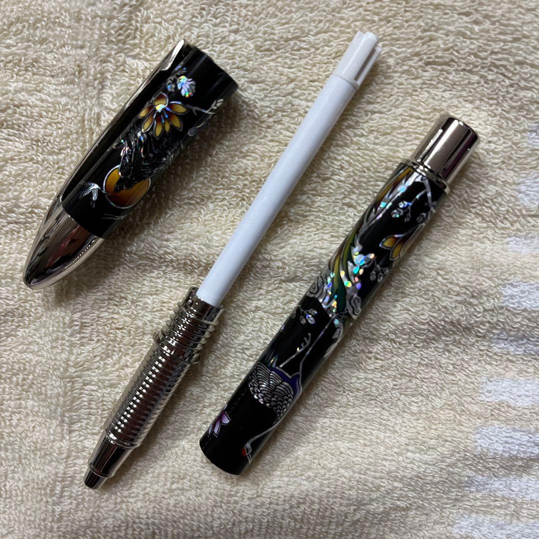 韓国伝統工芸螺鈿風ボールペン