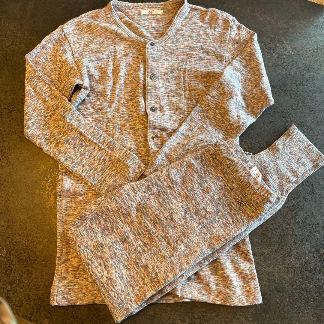 45rpm ボタン付きルームウェア