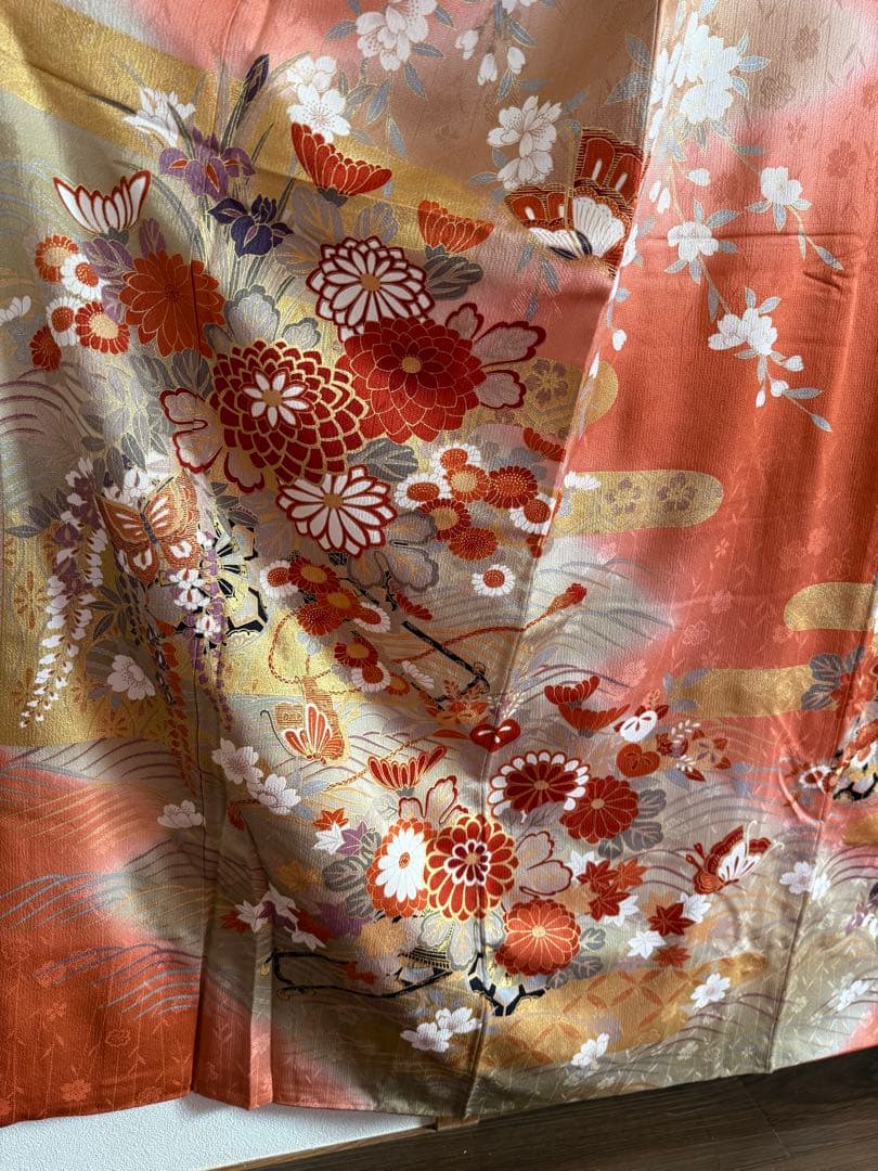 振袖フルセット　8点セット　古典柄