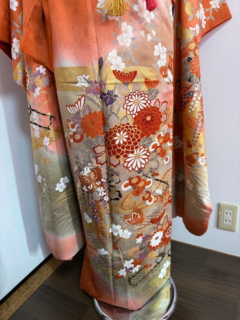 振袖フルセット　8点セット　古典柄