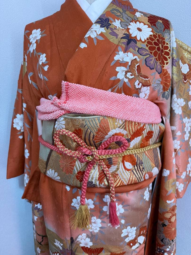 振袖フルセット　8点セット　古典柄