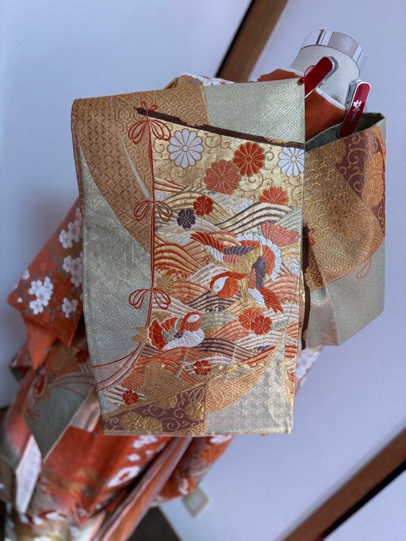 振袖フルセット　8点セット　古典柄
