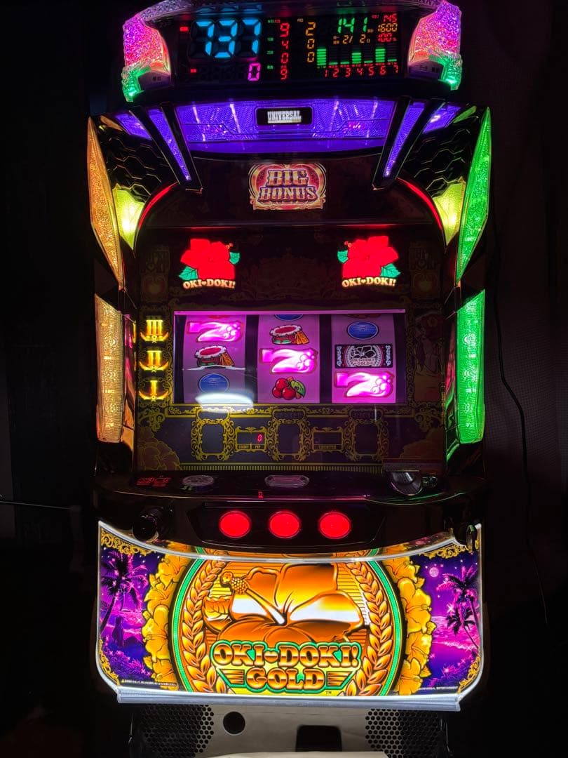 沖ドキ！ゴールド　不要機データカウンタ 一付き