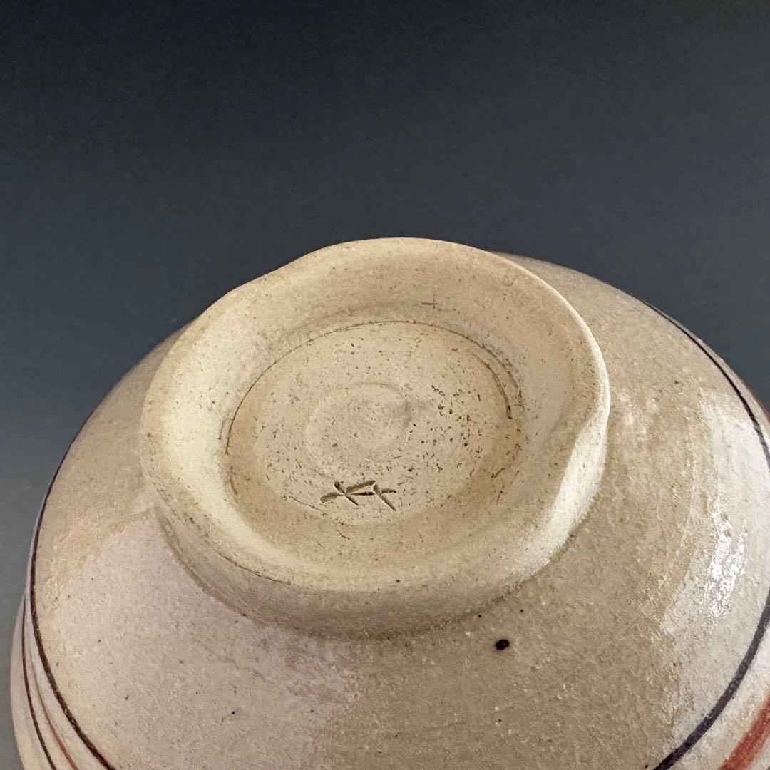 茶道具　織部　茶碗　加藤芳右衛門　共箱　陶芸　美濃焼　薄茶　抹茶　稽古