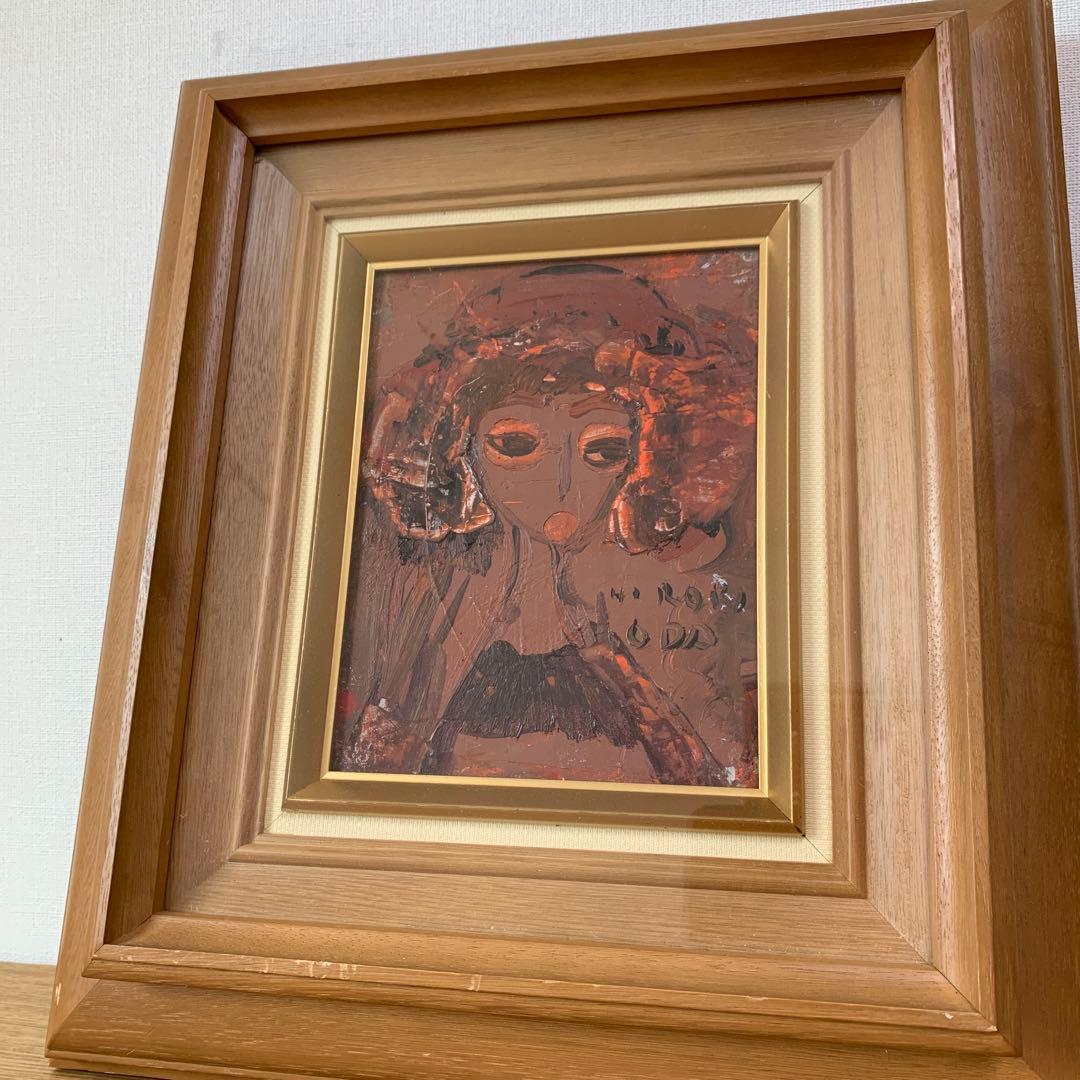 抽象画 女性の肖像 織田廣喜　オダヒロキ