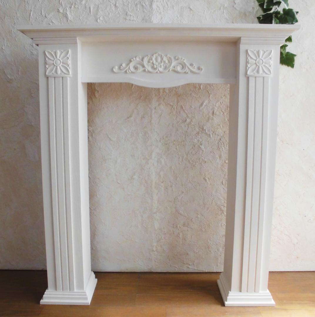 マントルピースSb型　H90W84D20　送料込　組立タイプ