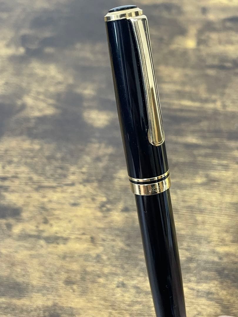 筆記確認＆洗浄済み　初期型　エボナイトペン芯　14金　細字　プラチナ　万年筆