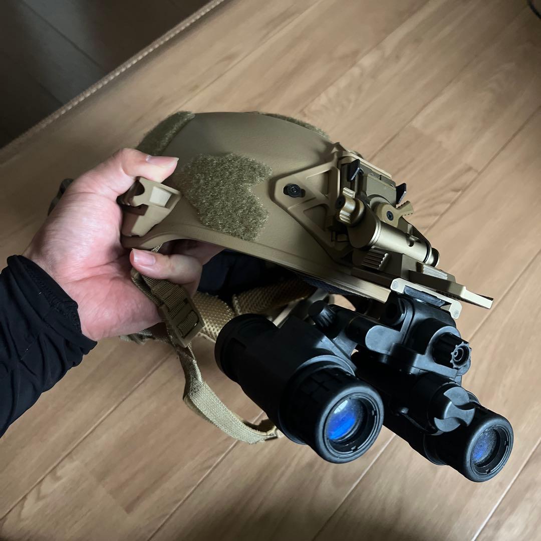 チームウェンディ タイプ ヘルメット レールアダプター付き サバゲー 装備 CB