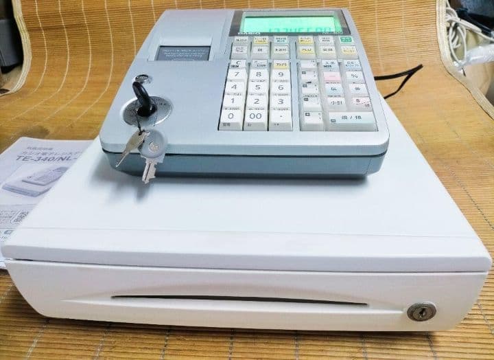 カシオレジスター　TE-300　フル設定無料　 送料無料人気機種　001773