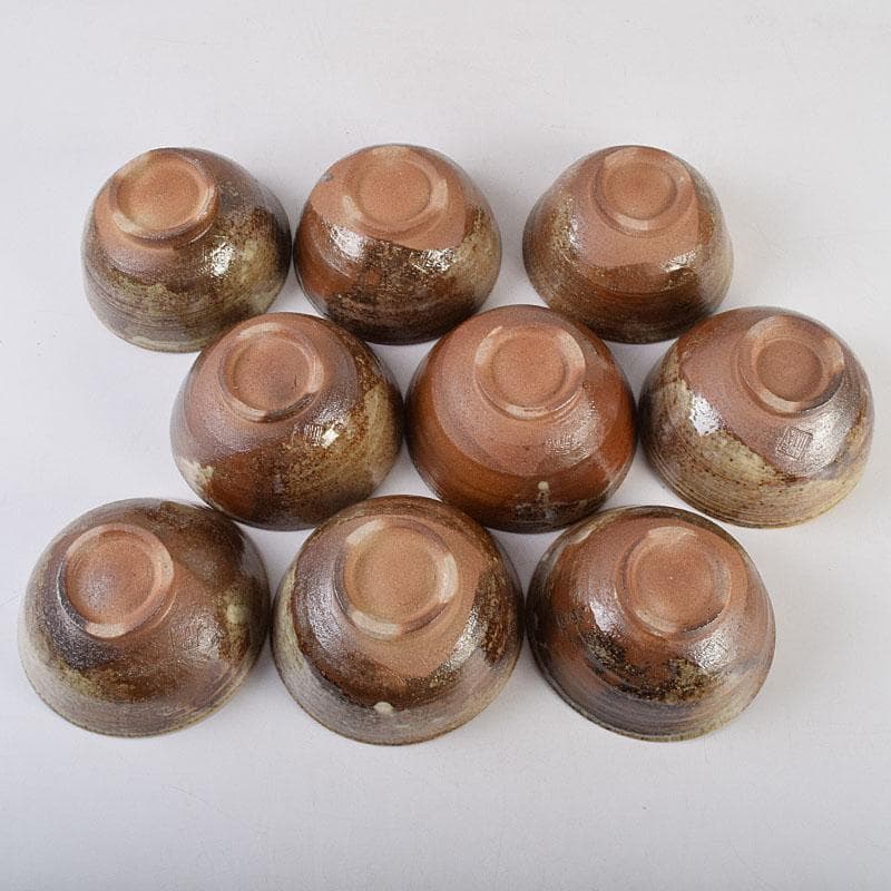 茶道具　数茶碗　九客　在銘　時代箱付　M　R9263B