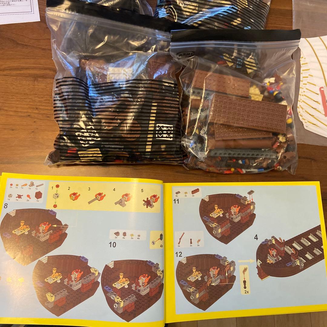 Lion King 船模型 180056 1709ピース　説明書付き、美品