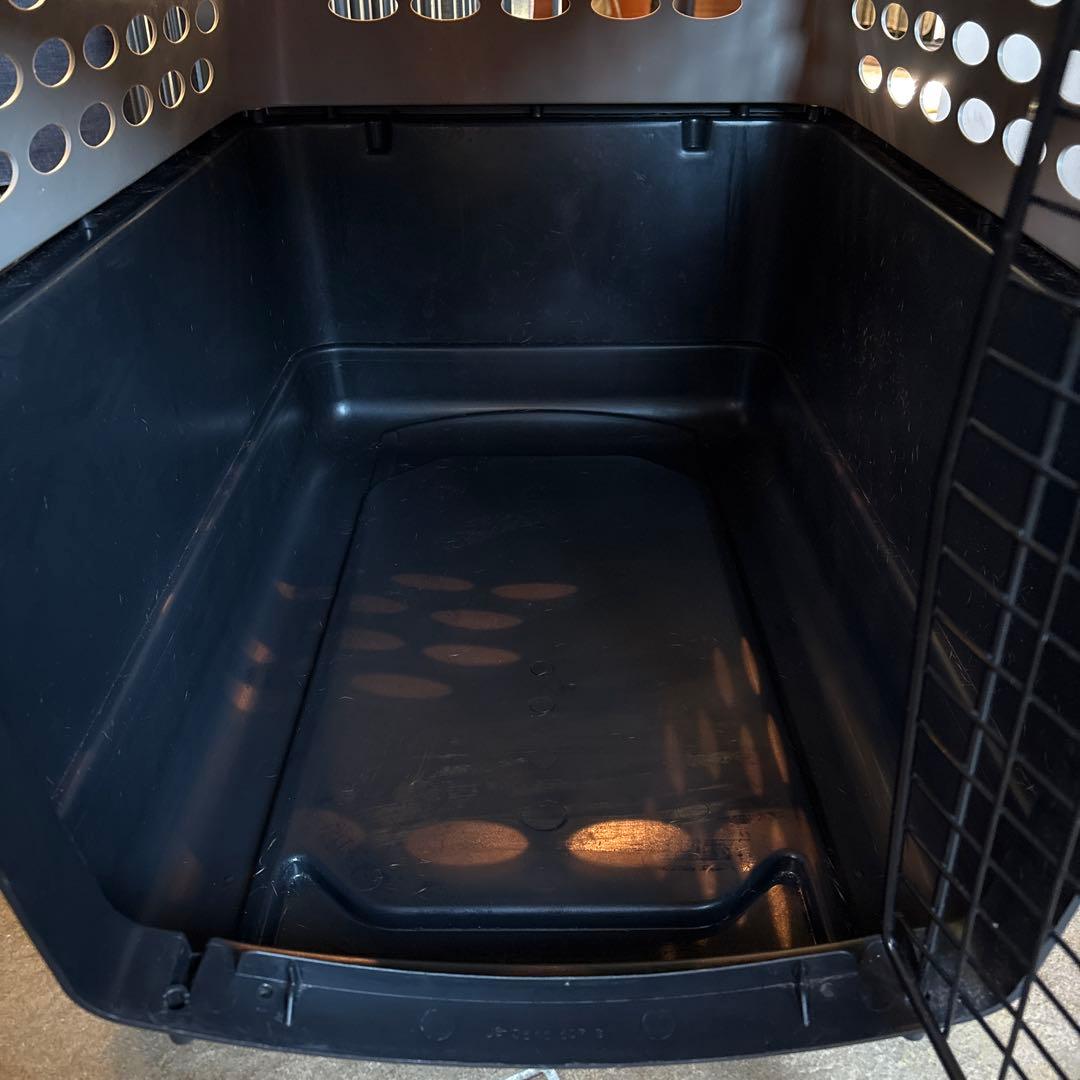 ペットメイト　中型犬用ケージ グレー/ブラック