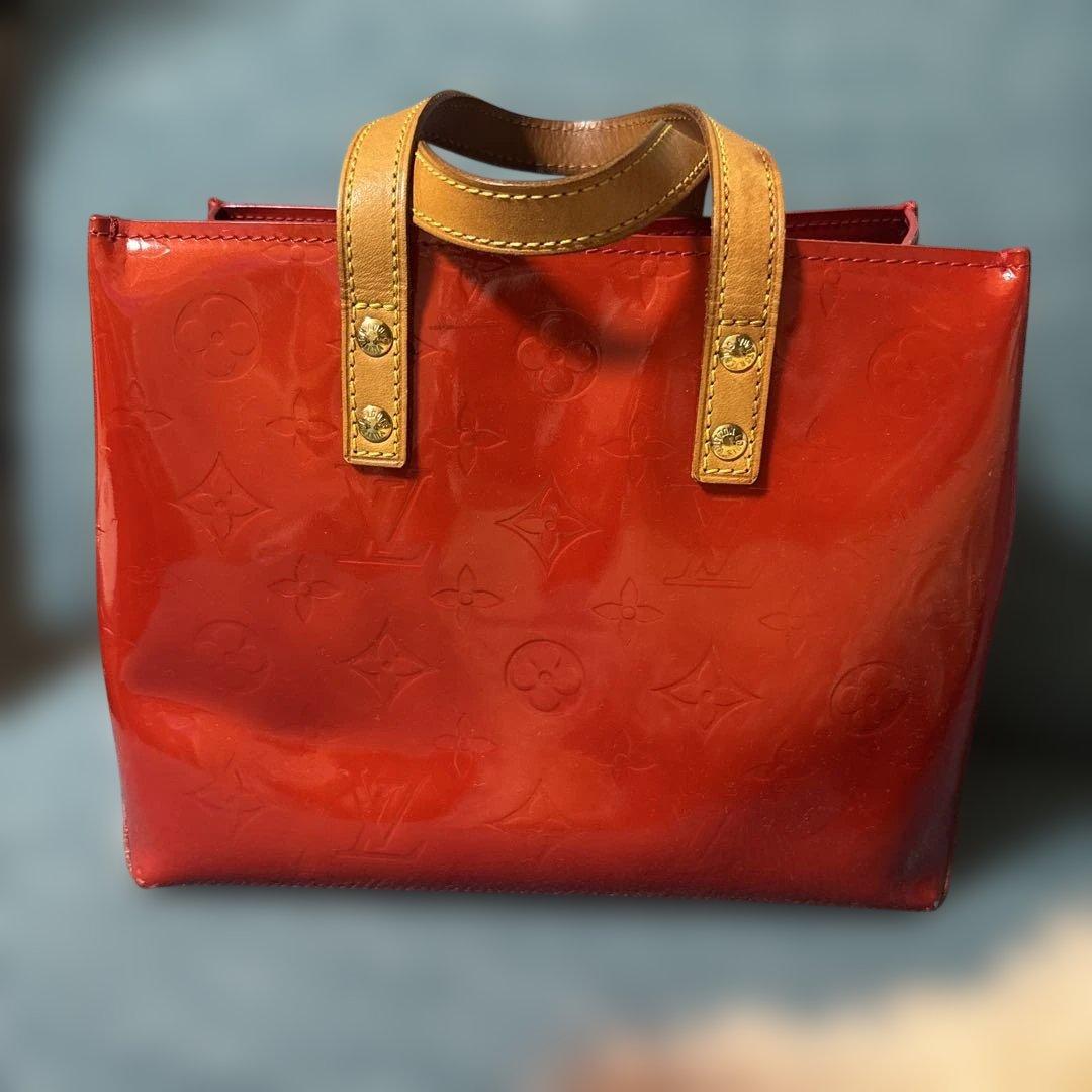 ルイヴィトン　モノグラム　ヴェルニ　リードPM ハンドバッグ