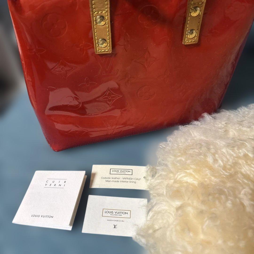 ルイヴィトン　モノグラム　ヴェルニ　リードPM ハンドバッグ
