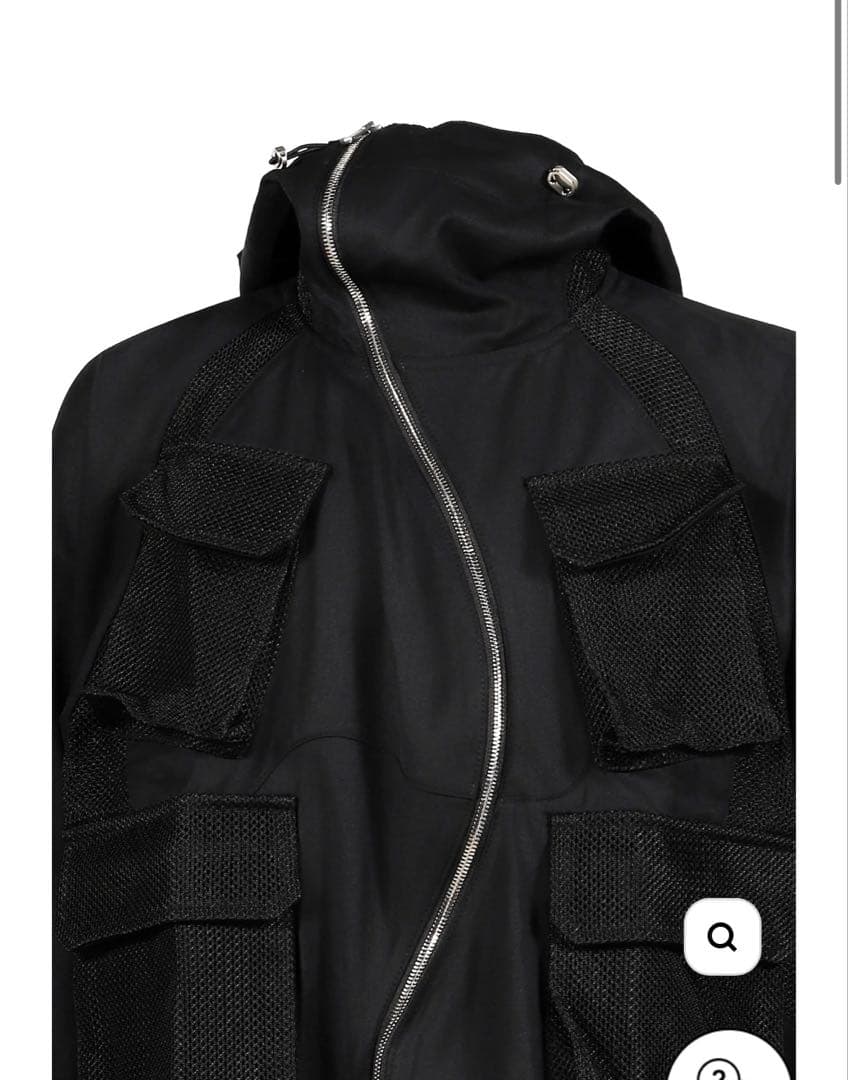 ジャケット・アウター AIRE CURVED ZIP GAME JACKET / BLK