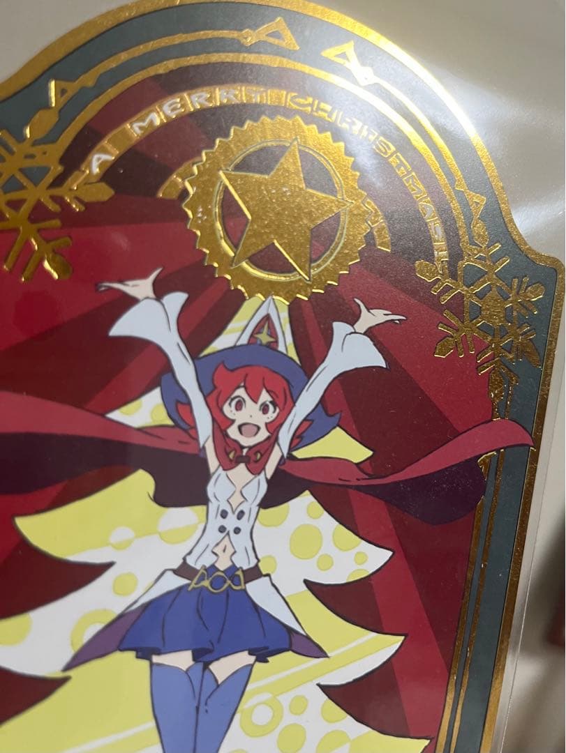 シャリオカード　芳垣祐介 原画展 リトルウィッチアカデミア　クリスマスカード