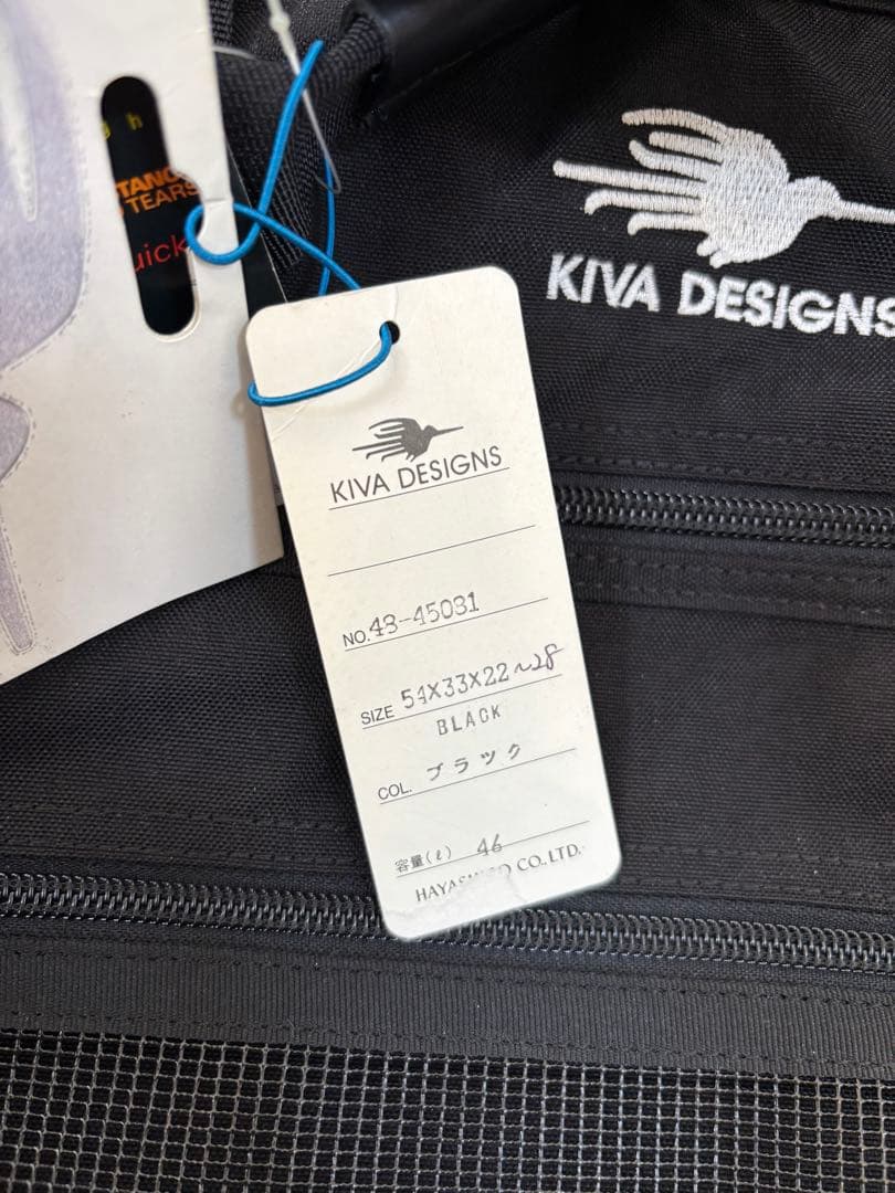 KIVA DESIGNS キバデザイン　3Wayトラベルバッグ　46ℓ 現状品