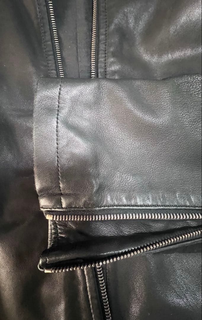 TOMORROWLAND / BLUE WORK シングルライダース　黒　M