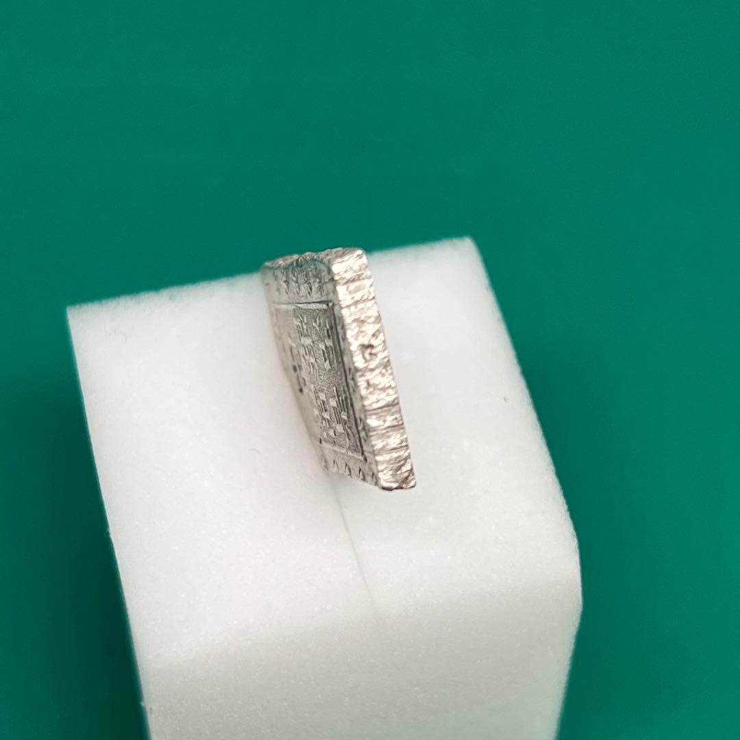 安政一分銀 入分玉座 Ag No.2135