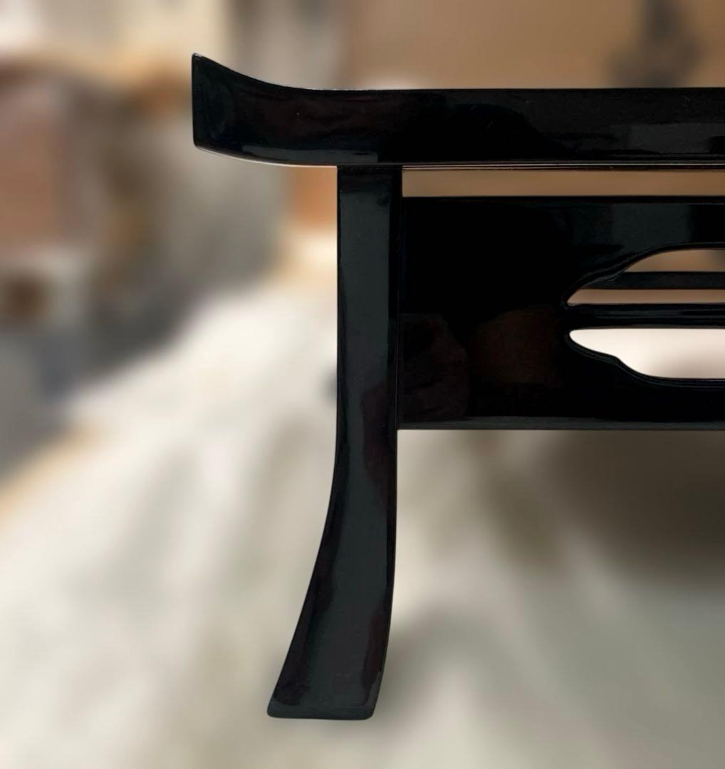 稲忠漆芸堂謹製　輪島塗　卓　経机　文机