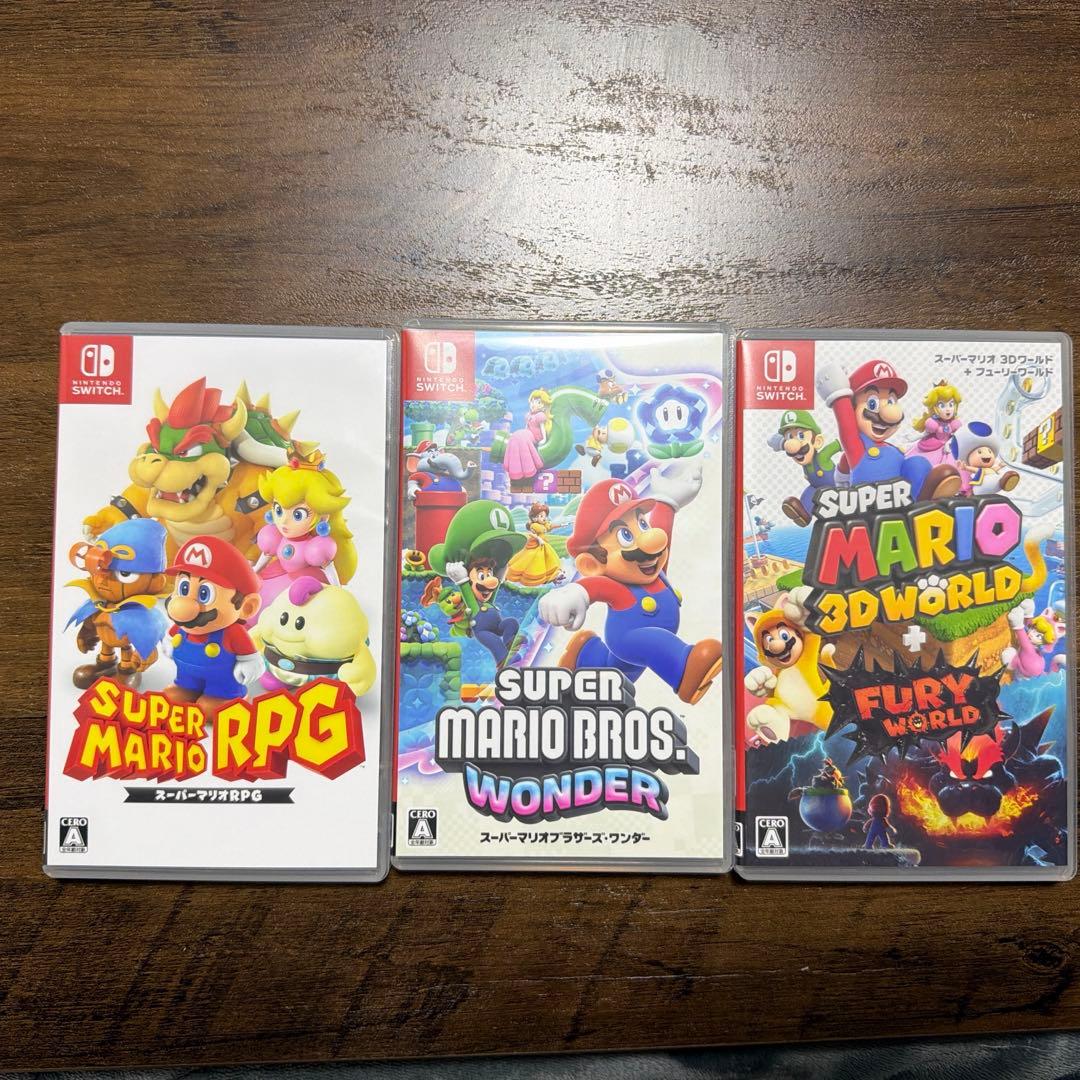 スーパーマリオRPG・ブラザーズ・3Dワールド 3本セット