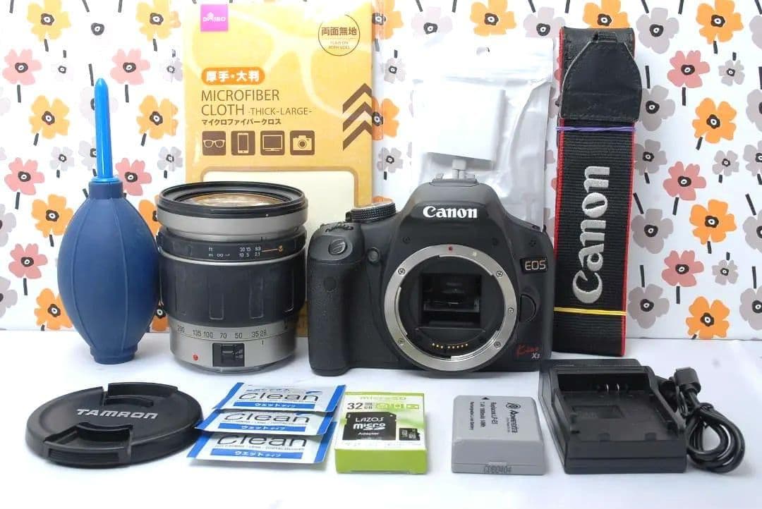 ❤Canon Kiss X3❤軽量入門モデル❤スマホ転送OK❤近～中距離レンズ❤