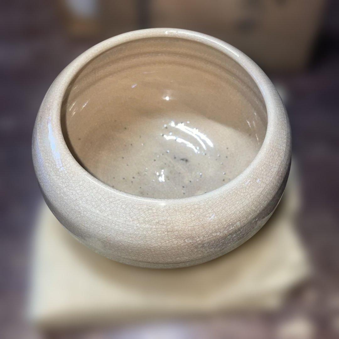 九世 坂高麗左衛門　建水　茶碗　茶道具　時代品