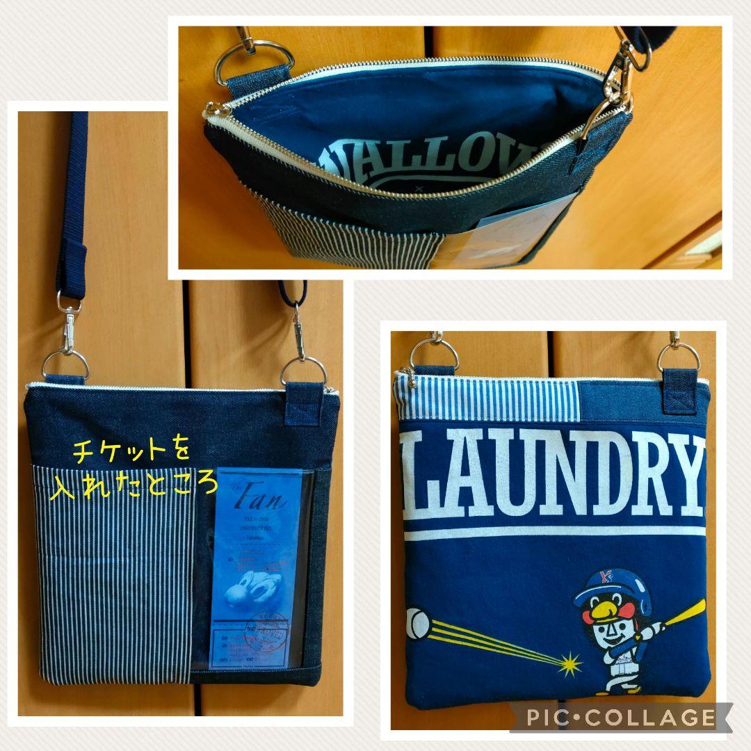 LAUNDRY×ヤクルトスワローズ　コラボTシャツ　リメイク