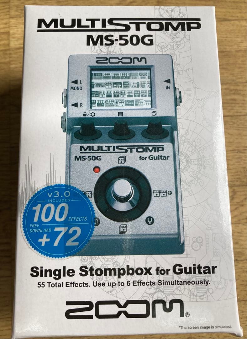 ZOOM MULTISTOMP MS-50G マルチストンプ
